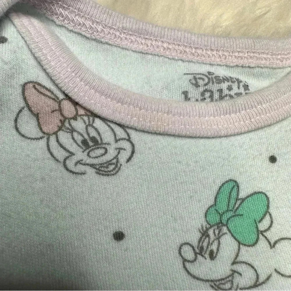 Disney Baby Onesie White  / Pink Minnie Mouse Size Newborn - Picture 6 of 16